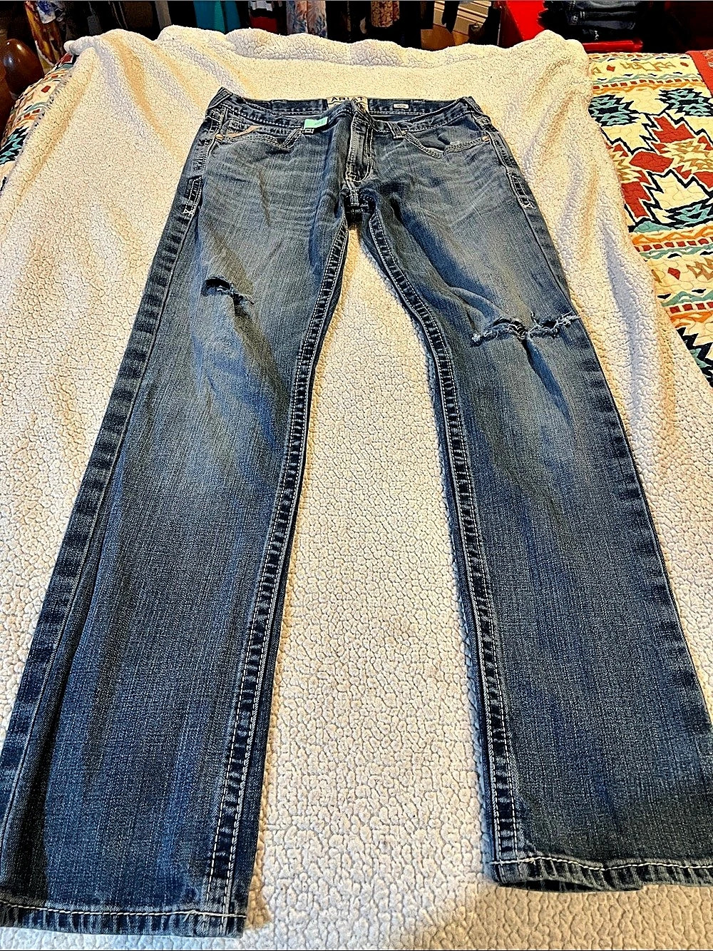 Ariat M7 Slim Fit Straight Leg Jeans M7 Men's Blue Jeans Waist 36x36